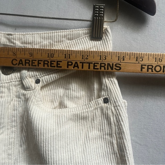 BDG High & Wide Corduroy Pants Cream Size 26 - Picture 8 of 11